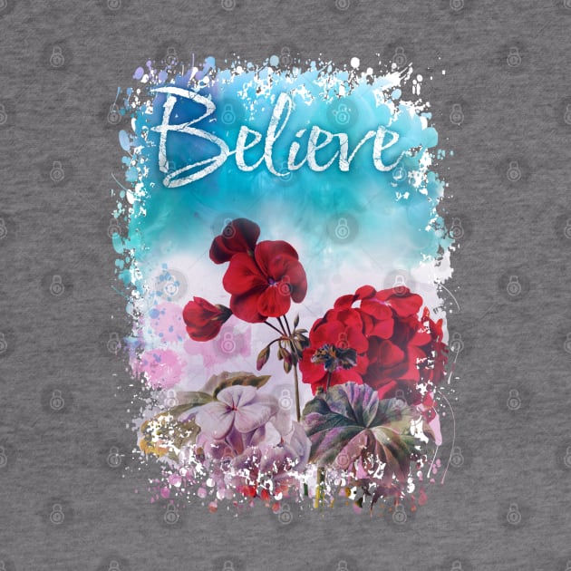 believe in yourself - floral display by Cimbart